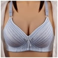 thumbnail image 1 of Eashery Lace Bras For Women Women's Plus Size Add 52 and a Half Cup Push Up Underwire Convertible Lace Bras Light Blue 85B, 1 of 4