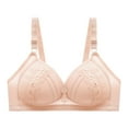 thumbnail image 1 of Eashery Women’s Lace Unlined Bralette With Adjustable Straps Bralettes for Women Beige 105C, 1 of 5
