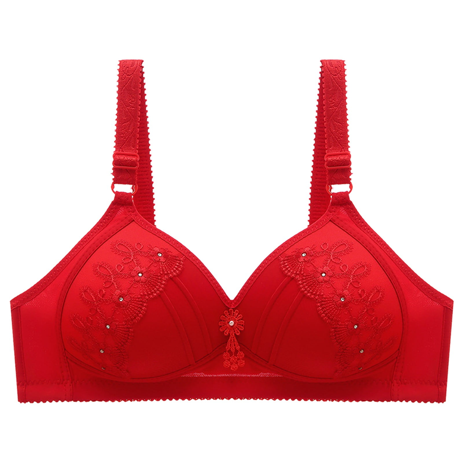 Red, Black Cotton Padded Foam Bra, Size: All Sizes at Rs 127/piece