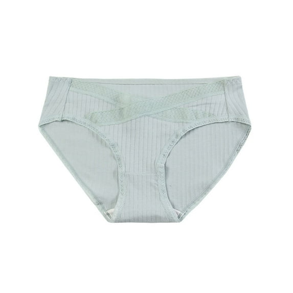 Eashery Lingerie for Woman Women's Underwear Lace Panties High Waisted Plus Size Ladies Brief for Womens Green XX-Large