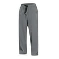 thumbnail image 1 of Eashery Men Pants Cargo Pants Relaxed-Fit Casual Stretch Khaki Pant Joggers Active Sweatpants Jogging Pants Sport Trousers for Workout Pants for Men (Dark Gray,4XL), 1 of 5