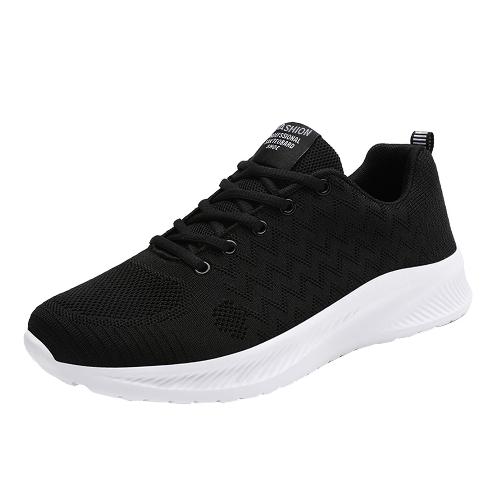 Eashery Mens Shoes Mesh Casual Men Shoes Casual Black 9 - Walmart.com