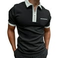 thumbnail image 1 of Eashery Mens T-Shirts Short Sleeve T Shirt Men Polo T Shirts Men'S Tank Tops Grey 2XL, 1 of 5