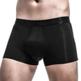 thumbnail image 1 of Eashery Mens Underwear Solid Soft Men Underwear Black XL, 1 of 5
