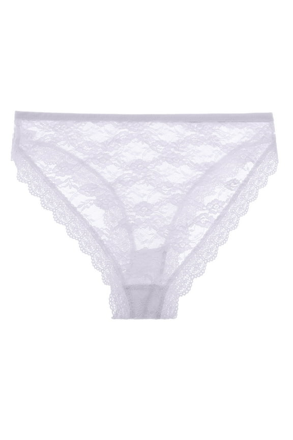 Panties for Women Women's Hi-Cut Panties, High-Waisted Smoothing Panty, High-Cut Brief Underwear for , Comfortable Underpants White X-Large