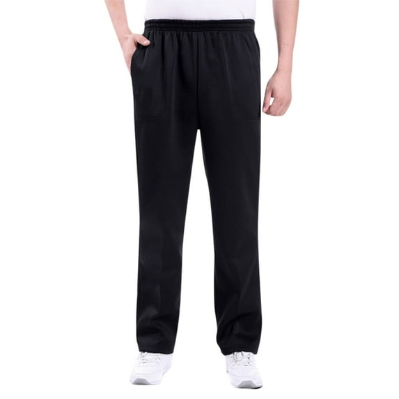 Eashery Pants for Men Relaxed-Fit Casual Stretch Khaki Pant Sport Trousers for Workout Pants for Men (Black,40)