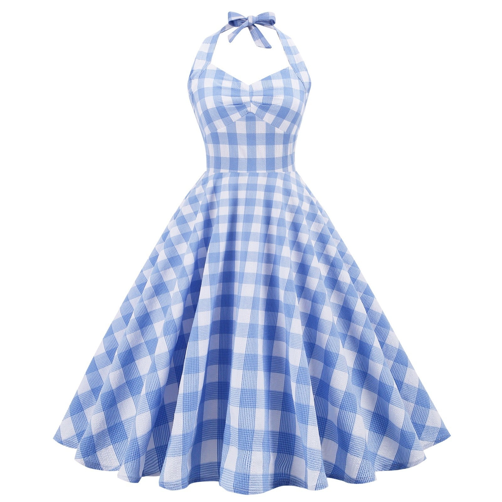 blue dress for baby girl Lexi Gingham Midi Dress Tan/Natural / S