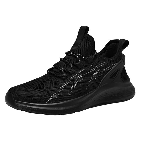 Eashery Running Shoes For Mens Men Low top Shoes Classic Casual Sneakers Fashion Shoes Black 10.5