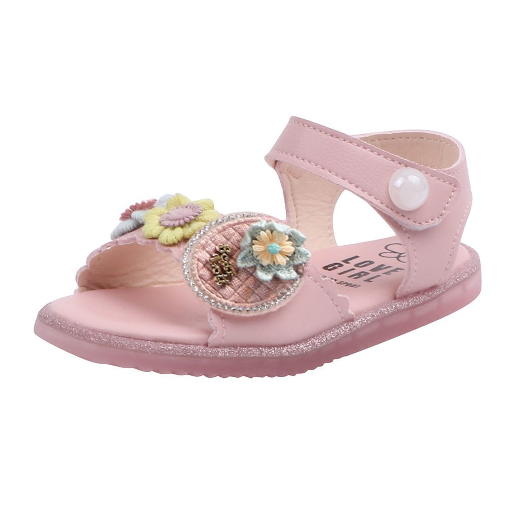 Floral open sandals For Baby Girls main image 1