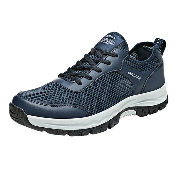 Eashery Sport Shoes Men Cushion Casual Mens Shoes Blue 45