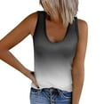 thumbnail image 1 of Eashery Tank Tops for Womens Crew Neck Vest Womens Vests Black 2XL, 1 of 5