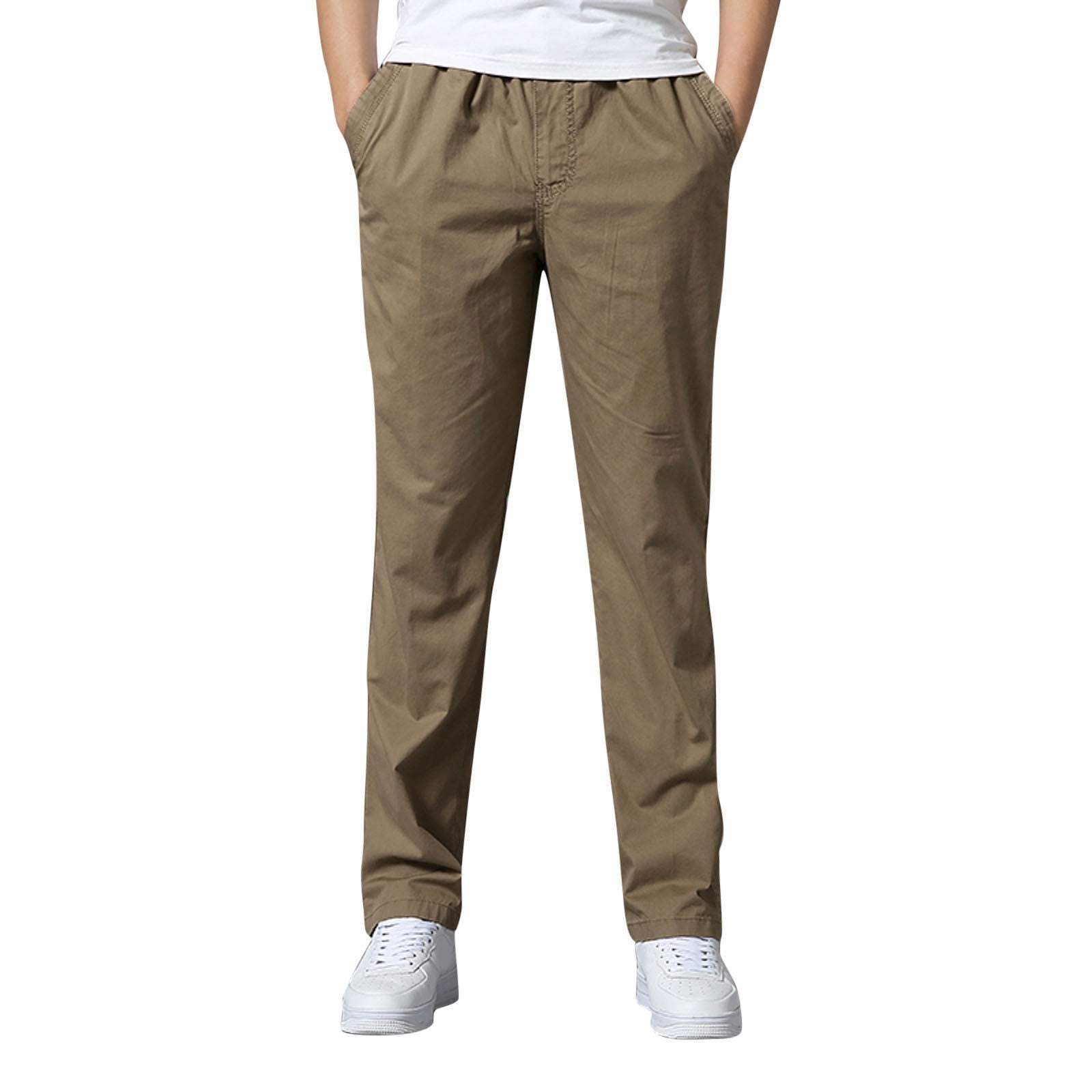 Eashery Taper Leg Cargo Pants for Men Outdoor Straight Type Fitness ...