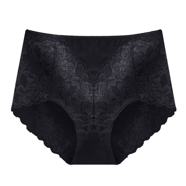 Eashery Thinx Period Panties for Teens Women's Embrace Lace Hi-Cut Brief  Panty Black XX-Large 