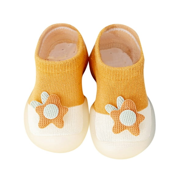 Eashery Toddler Floor Shoes Toddler Breathable Mesh Baby Shoes for Toddler Orange 26