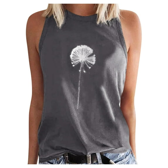 Eashery Tshirt Women's Printed Womens Tops Tops Women Top Grey M