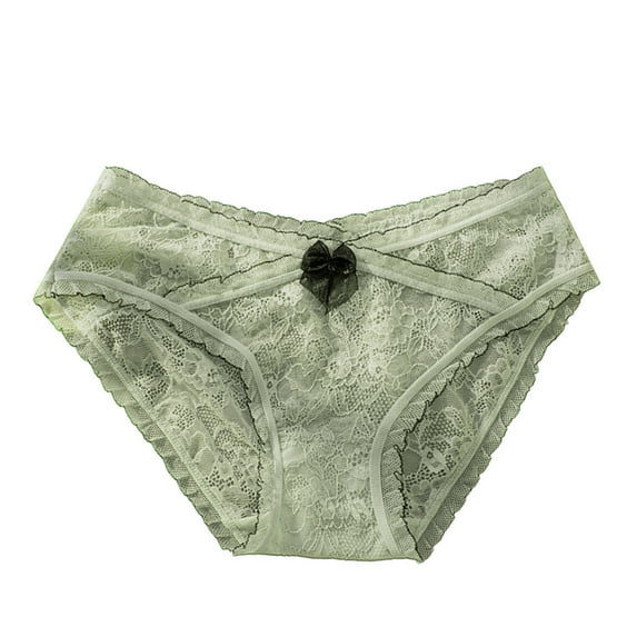 Eashery Underwear for Women High Waist Underwear Comfy Women Boxer Briefs Cotton Green One Size