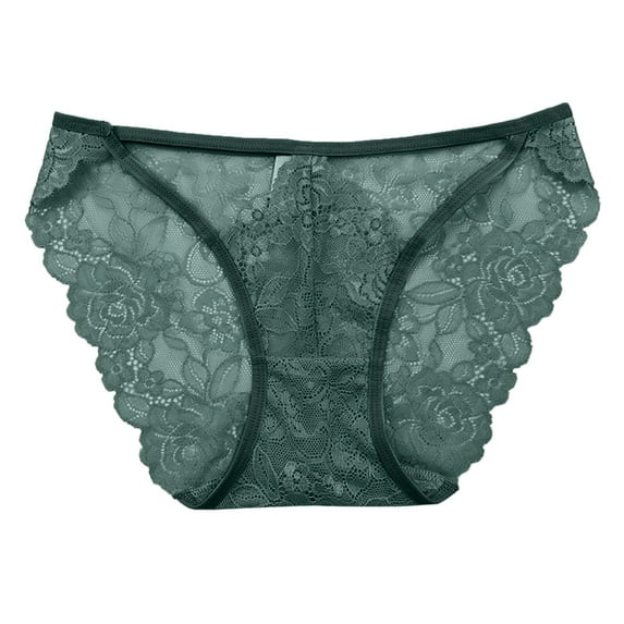 Eashery Underwear for Women Lace Sleepwear Comfortable Women'S Underwear Cotton Briefs B One Size