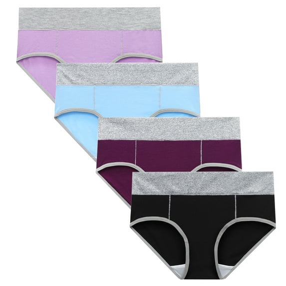 Eashery Underwear for Women Stretch Sleepwear Breathable Briefs Solid M