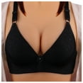 thumbnail image 1 of Eashery Women Bra No Underwire Everyday Bra High Impact Sports Bra Womens Plus Size Sports Bra Black 85B, 1 of 4