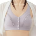 thumbnail image 1 of Eashery Women Bra Plus Size Deep V Comfort Plus Size Sports Bras for Women White G, 1 of 4
