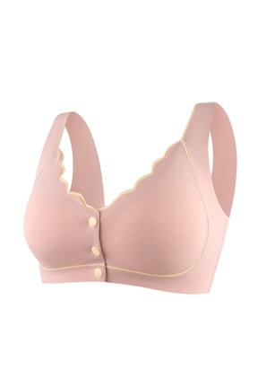Women Bras Push Up Every Day Womens Bras Underwire Pink L