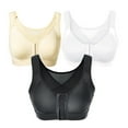 thumbnail image 1 of Eashery Women Bras Push Up Polyester Womens Bras Underwire Black 4XL, 1 of 5