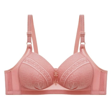 Eashery Women Bras Solid Comfort Women Bras Red 46