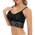 thumbnail image 1 of Eashery Womens Bra Push Up Underwire Lift Up Bra Lace Balconette Bra Backless Bra Women Bras Black M, 1 of 3