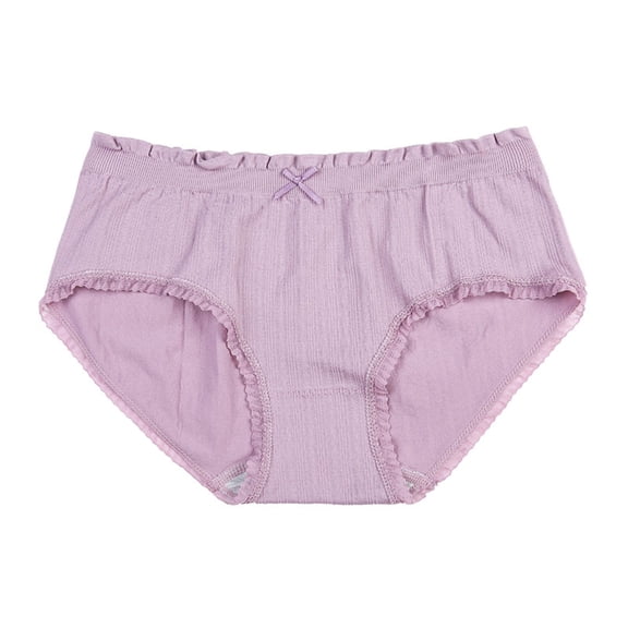 Eashery Womens Briefs High Waist Lingerie Comfy Women'S Underwear Cotton Briefs F One Size