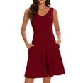 thumbnail image 1 of Eashery Womens Dresses Plus SIze Sleeveless New Fashion Womens Dresses Summer 2023 S, 1 of 5