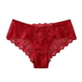 thumbnail image 1 of Eashery Womens Panties Plus Size Low Waist Breathable Women Briefs Red M, 1 of 3