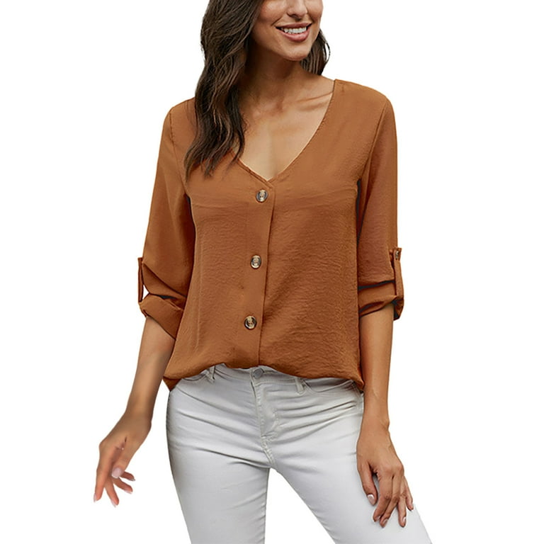 Casual V-neck Pullover Striped Shirt Chiffon Shirt Casual V-neck Pullover Striped Shirt Chiffon Shirt