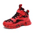 thumbnail image 1 of Eashi Little/Big Kids High Top Athletic Basketball Sneakers Running Shoes suitable for boys Black, 1 of 7