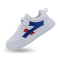 thumbnail image 1 of Eashi Toddler Little Big Kid White Sneakers Skate School Walking Shoes for Boys Girls, 1 of 7