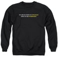 thumbnail image 1 of - Easier To Appologize - Crewneck Sweatshirt - Large, 1 of 2