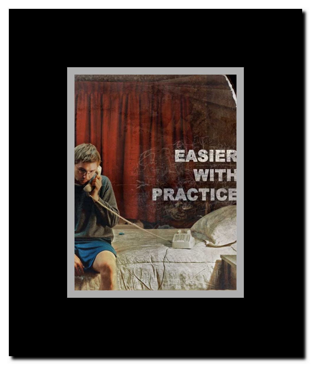 Easier with Practice Framed Movie Poster