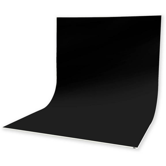 Easiframe 8.2x12.5' Cyclorama Fabric Curved Frame Backdrop, Black