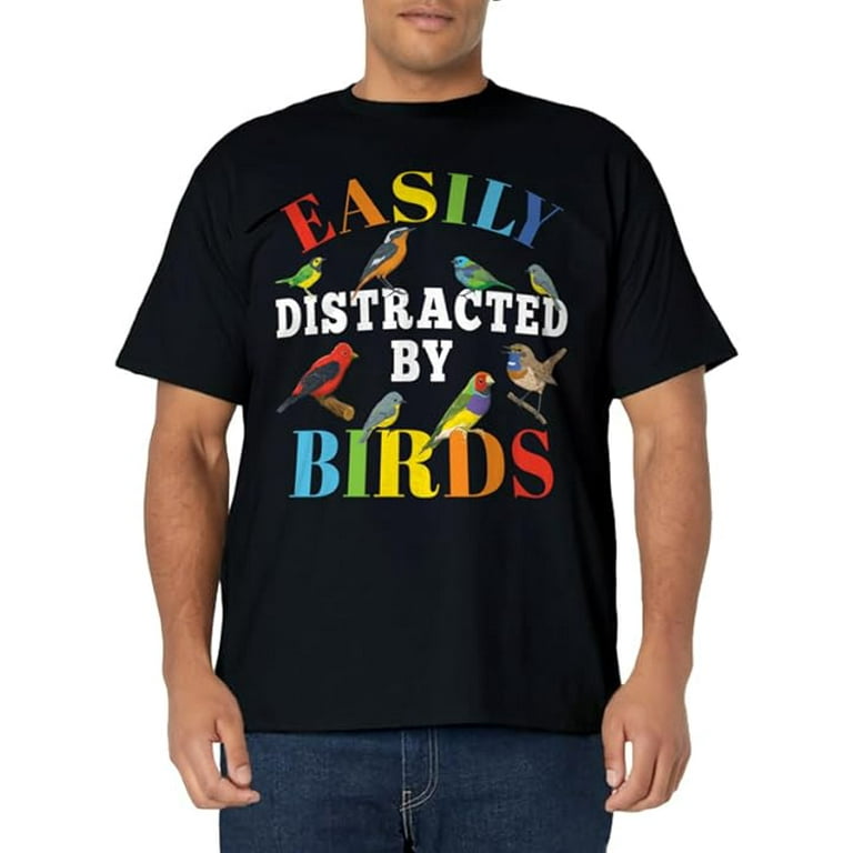 Easily Distracted By Birds Kids T Shirt Easily Distracted By Birds Kids T Shirt