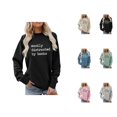 thumbnail image 1 of Easily Distracted By Books Sweatshirts for Women Long Sleeve Crewneck Book Lovers Reading Sweatshirt Pullover Tops, 1 of 5