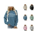 thumbnail image 1 of Easily Distracted By Books Sweatshirts for Women Long Sleeve Crewneck Book Lovers Reading Sweatshirt Pullover Tops, 1 of 5