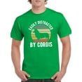 thumbnail image 1 of Easily Distracted By Corgis T-Shirt Men -Image by Shutterstock, Male 3X-Large, 1 of 4