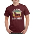 thumbnail image 1 of Easily Distracted By Corgis T-Shirt Men -Image by Shutterstock, Male 5X-Large, 1 of 4