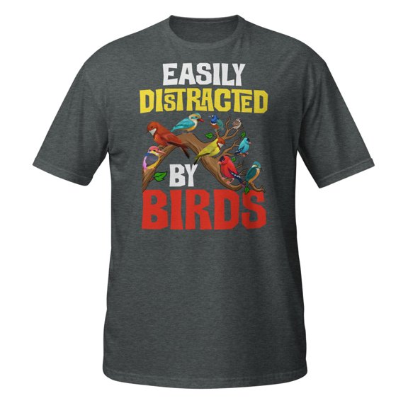 Easily Distracted By Gymnastics and Cats Gymnast Cat Lovers Premium T-Shirt (Dark Heather, S)