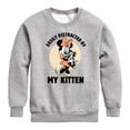 thumbnail image 1 of Easily Distracted By Kittens Minnie  - Toddler & Youth Crewneck Fleece Sweatshirt, 1 of 5