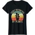thumbnail image 1 of Easily Distracted By Plants Shirt Funny Gardener Gardening Lover T-Shirt, 1 of 3