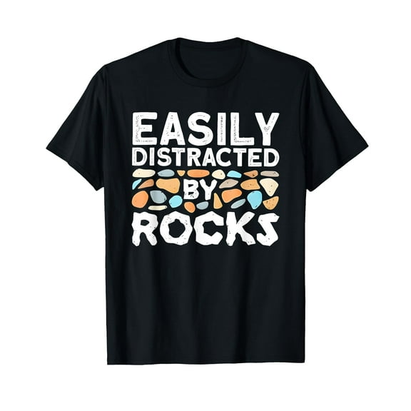 Easily Distracted By Rock Vintage T-Shirt