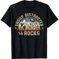 thumbnail image 1 of Easily Distracted By Rocks Collecting Rocks Geology T-Shirt, 1 of 4