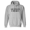 thumbnail image 1 of Easily Distracted By Shiny Objects Sarcastic Novelty Gift Idea Adult Humor Funny Men's Hoodies, 1 of 1