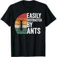 thumbnail image 1 of Easily Distracted by Ants Insect Ant Keeper Farm T-Shirt, 1 of 4
