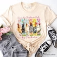 thumbnail image 1 of Easily Distracted by Peckers Chicken Farm T-Shirt, Funny Floral Farmlife Brushstroke Tee, 1 of 10